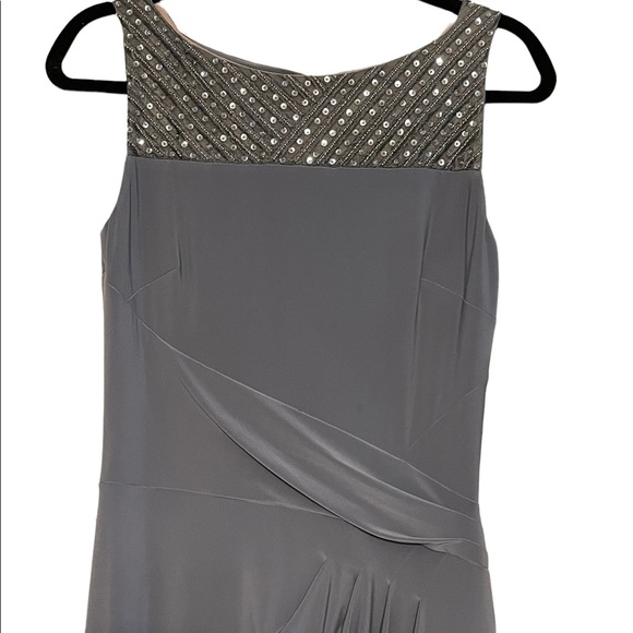 Lauren Ralph Lauren Evening Sequined Column Dress Size 4 - Picture 2 of 12